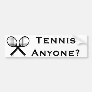 Tennis Bumper Sticker