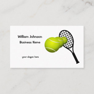 Tennis Business Card