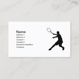 Tennis business cards   Customisable design