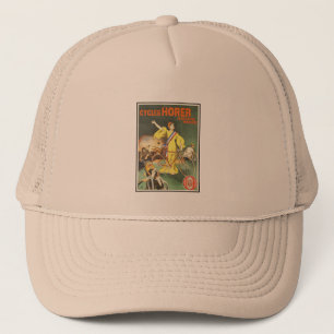 Tennis Cap: Vintage Cycles Horer Bicycle Ad Trucker Hat