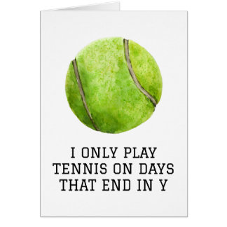 Tennis Card