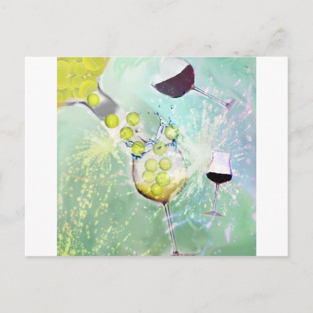 Tennis Celebration Postcard (Front)