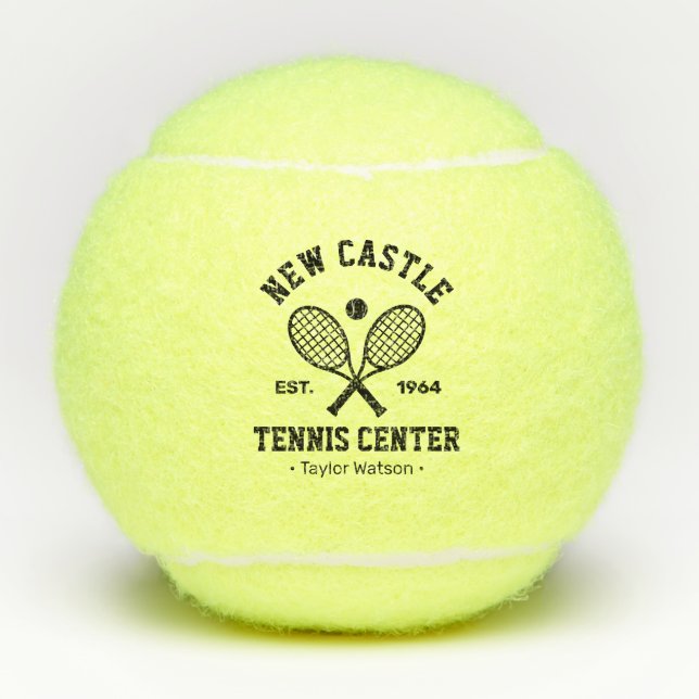Tennis Centre Personalised Balls (Front)