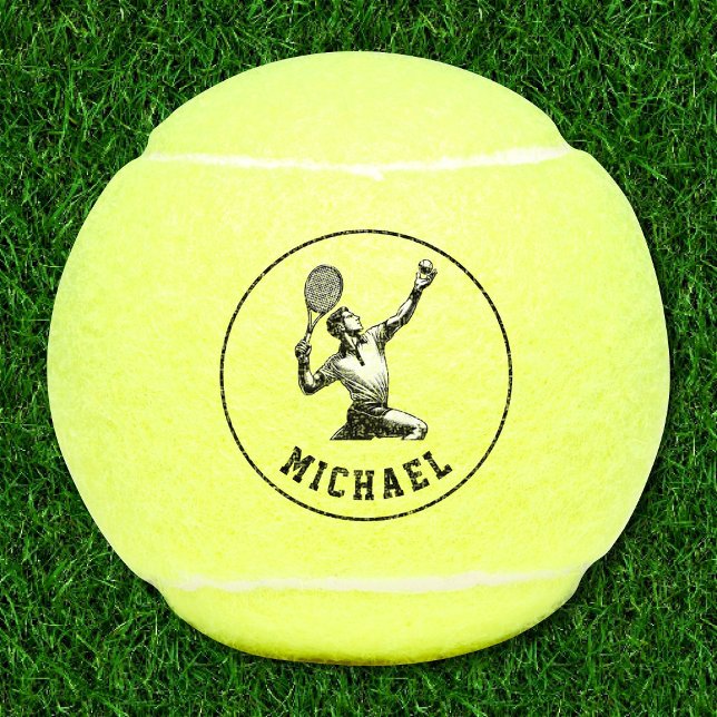 Tennis Champ Serves For Title Custom Name Tennis Balls (Creator Uploaded)