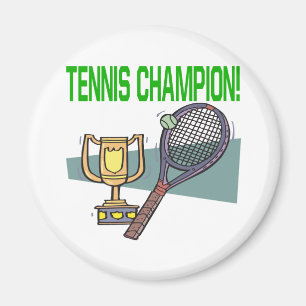 Tennis Champion Magnet