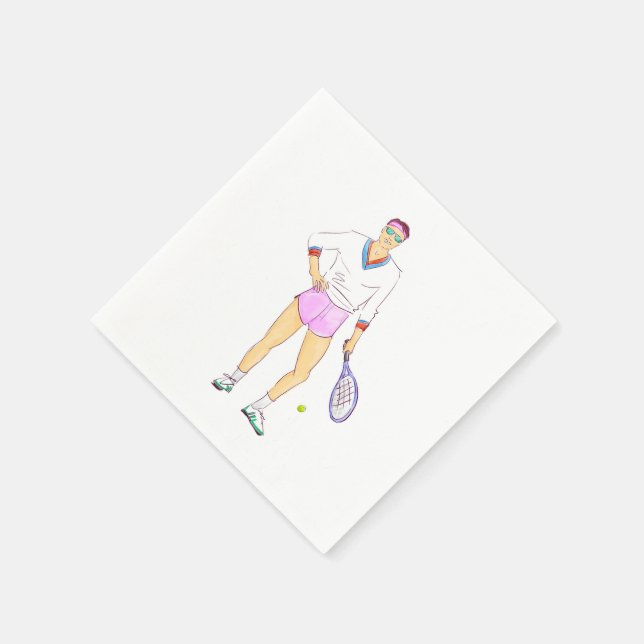 Tennis Chic Napkin (Corner)