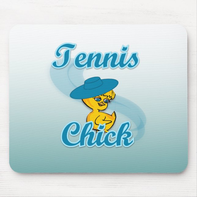 Tennis  Chick #3 Mouse Mat (Front)