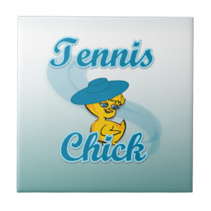Tennis  Chick #3 Tile