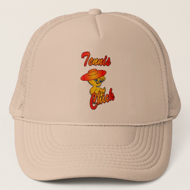 Tennis Chick #5 Trucker Hat (Front)