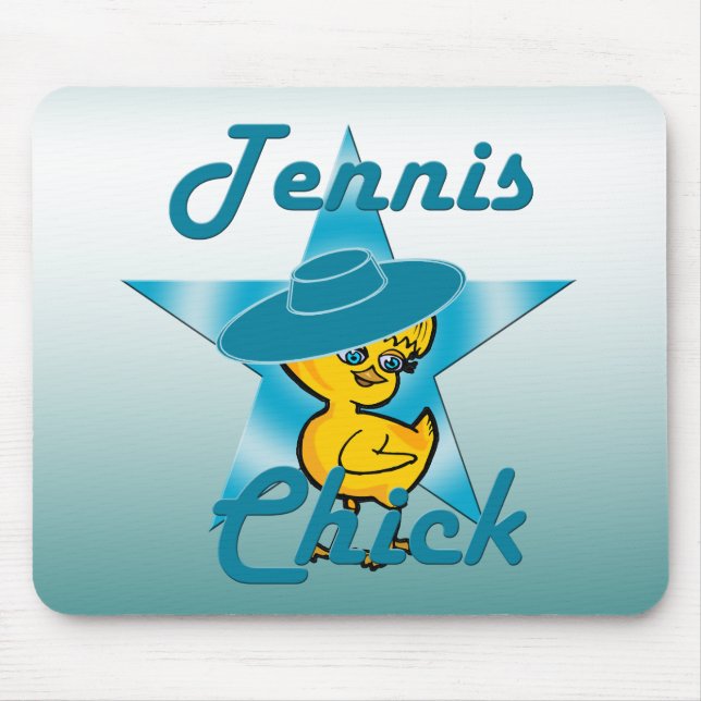 Tennis Chick #7 Mouse Mat (Front)