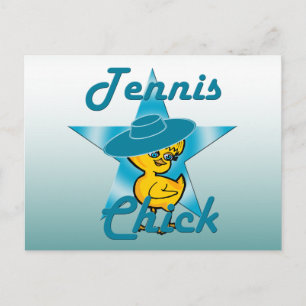 Tennis Chick #7 Postcard