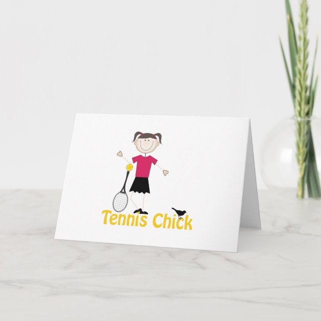 Tennis Chick Card (Front)