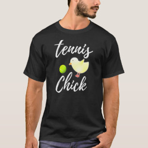 Tennis Chick Chicken T-Shirt