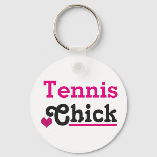 Tennis Chick Key Ring
