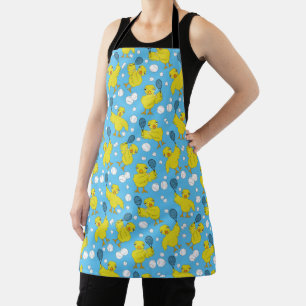 Tennis Chick Pattern Apron