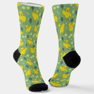 Tennis Chick Pattern Throw Pillow Socks