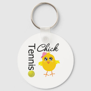 Tennis Chick Player Key Ring