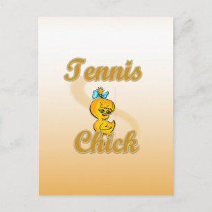 Tennis Chick Postcard