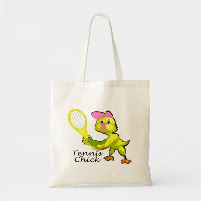Tennis Chick Tote Bag (Front)