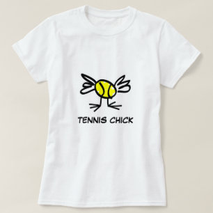 Tennis Chick Womens Tennis Wear T-Shirt
