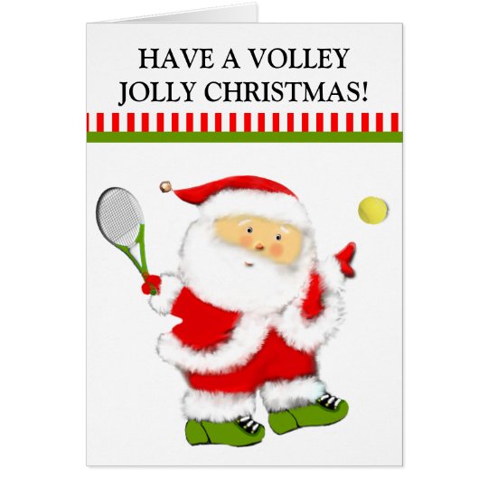 Tennis Christmas Card
