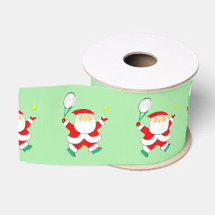 Tennis Christmas Holiday Gift Satin Ribbon Grosgrain Ribbon