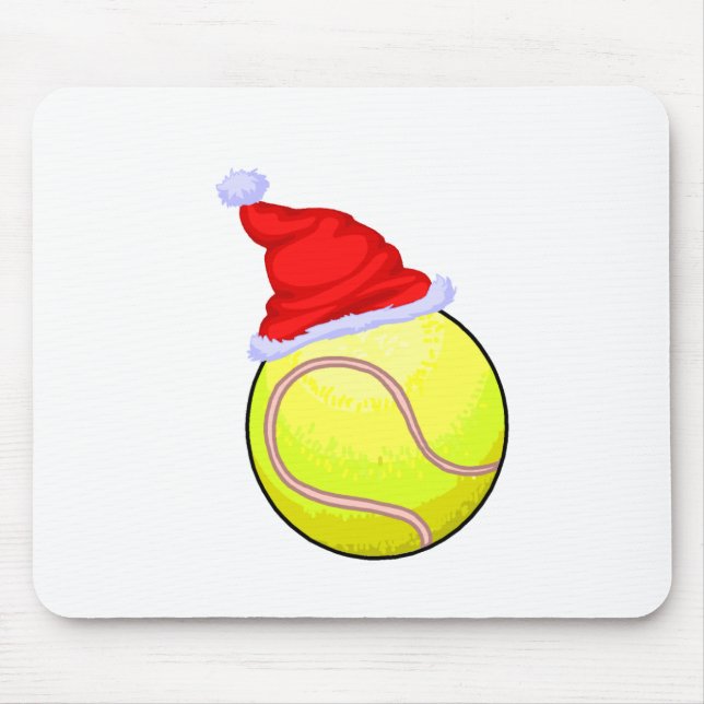 Tennis Christmas Mouse Mat (Front)