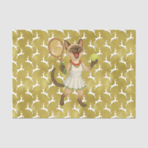 Tennis Christmas Mug Cat Lovers  Tissue Paper