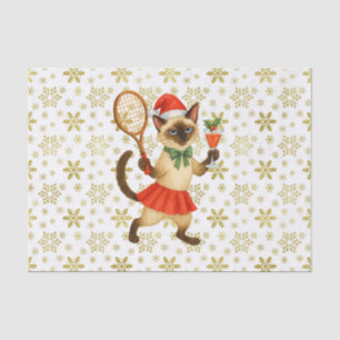 Tennis Christmas Mug Cat Lovers  Tissue Paper