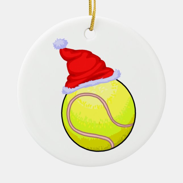 Tennis Christmas Ornament (Front)