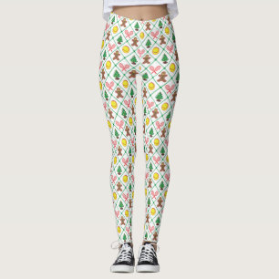 Tennis Christmas pattern Leggings