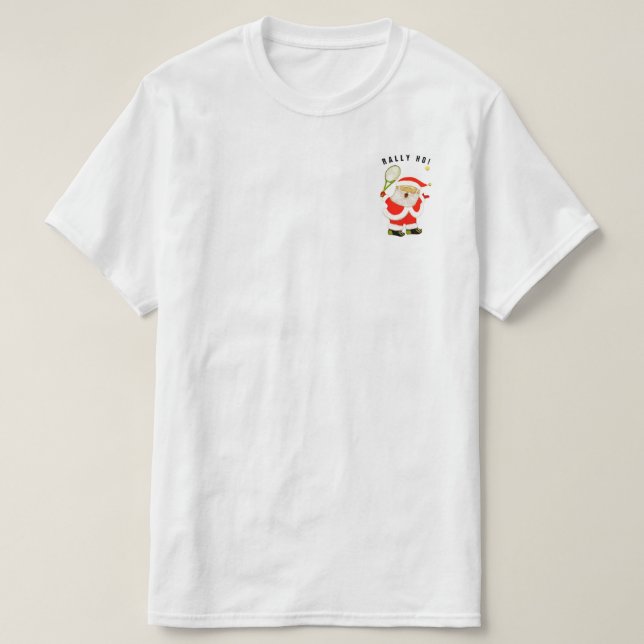 Tennis Christmas T-Shirt (Design Front)