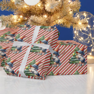Tennis Christmas themed with Player Wrapping Paper