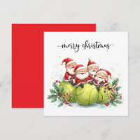 Tennis Christmas with tennis themed 