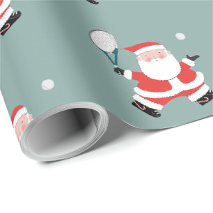 Tennis Christmas Wrapping Paper