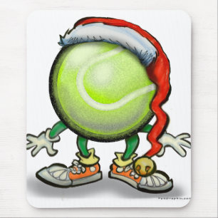 Tennis Chrsitmas Mouse Mat