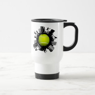 Tennis City Travel Mug