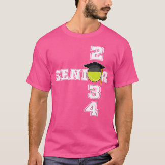 Tennis Class Of 2034 School Graduation Senior 2034 T-Shirt