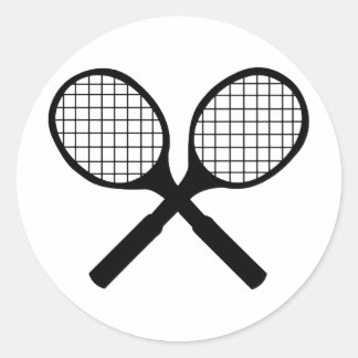 Tennis Classic Round Sticker
