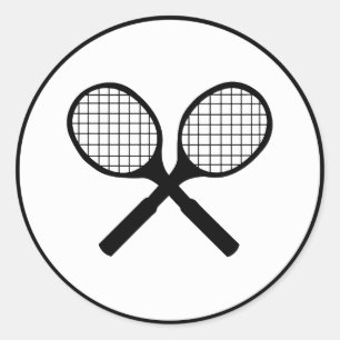 Tennis Classic Round Sticker