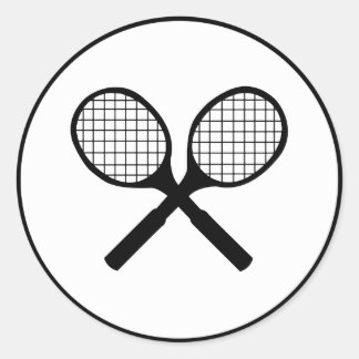 Tennis Classic Round Sticker