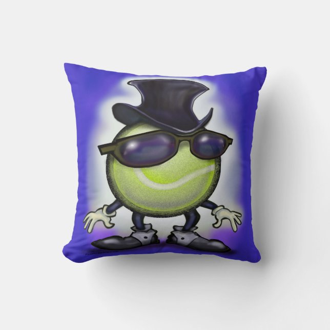 Tennis Classic Throw Pillow (Front)
