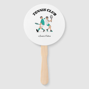 Tennis Club Hand Fan