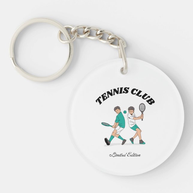 Tennis Club Key Ring (Front)