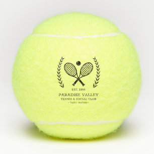 Tennis Club Personalised Tennis Balls