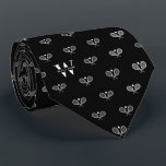 Tennis Clubs Monogram Name Black Neck Tie<br><div class="desc">Here at AdeliaGifts we love this Tennis Clubs Monogram Name Black Neck Tie and we think you will love it too. 
The perfect gift or just treat yourself! 
We have a HUGE selection of products with most designs available for Men,  Women and Kids. Check them out!</div>