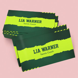 Tennis Coach  Business Card