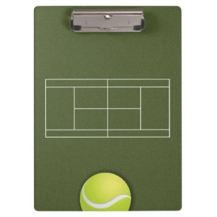 Tennis Coach Clipboard