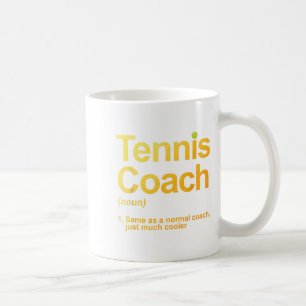 Tennis Coach Design For Men Women Tennis Lover Ten Coffee Mug