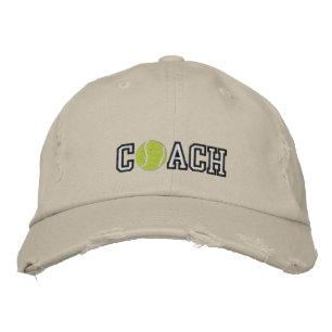 Tennis Coach Embroidered Hat